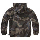 Coupe-vent Frontzip Été Enfant camouflage foncé