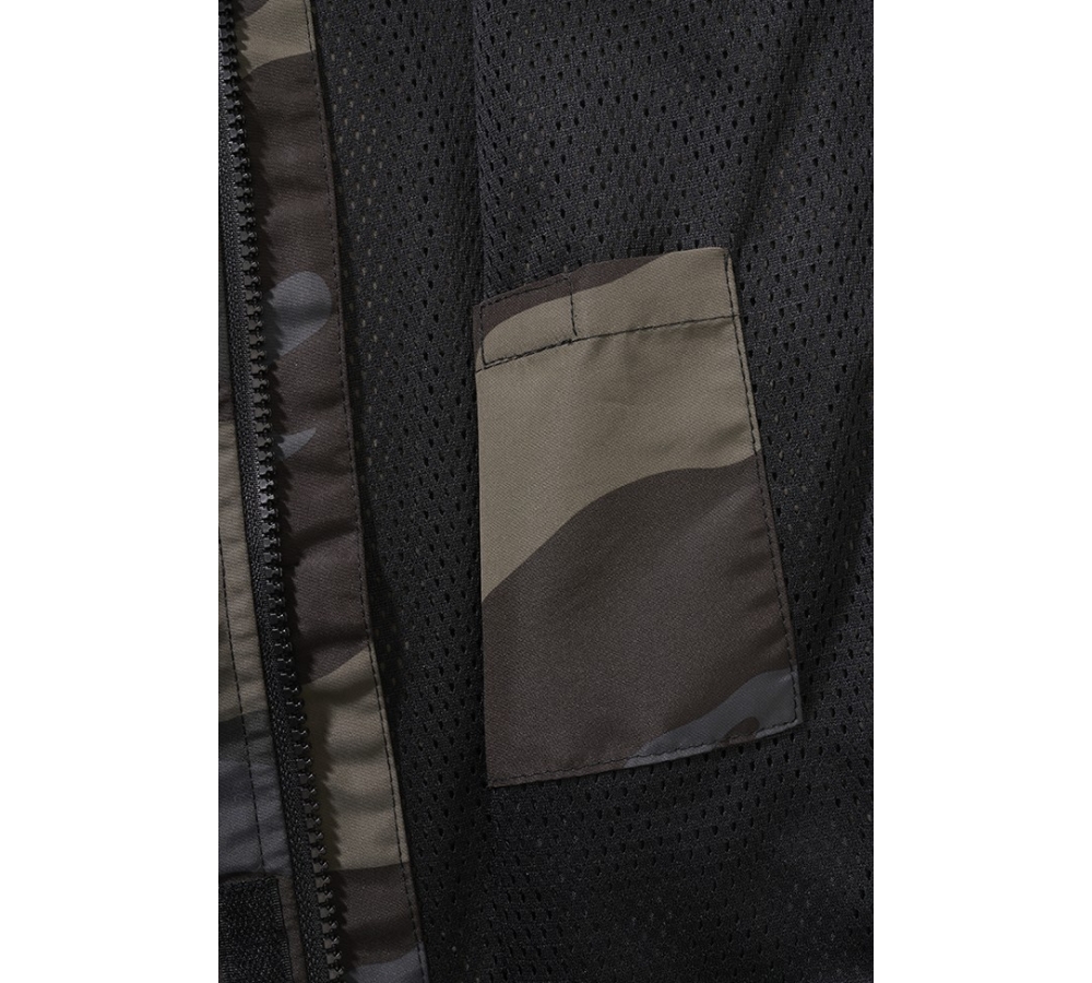 Coupe-vent Frontzip Été Enfant camouflage foncé