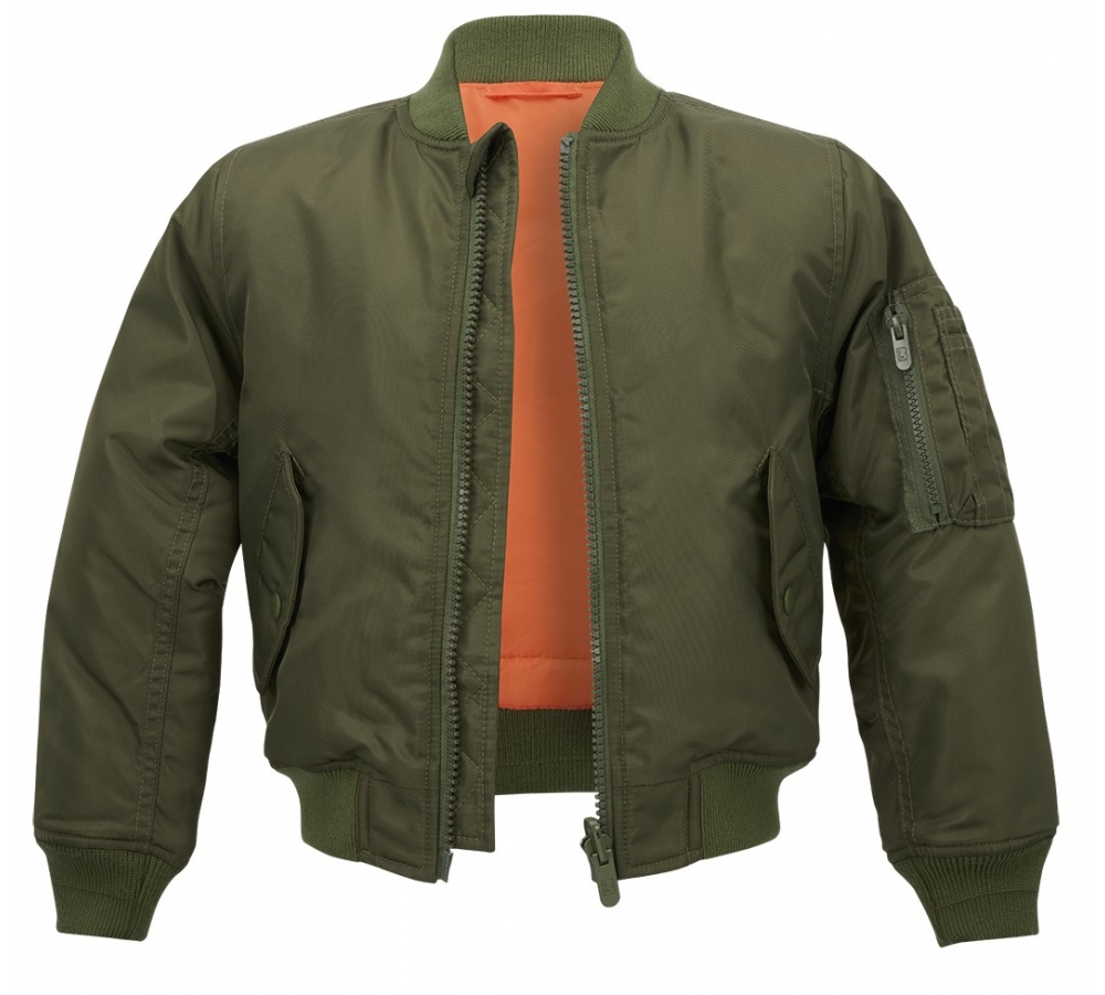 Blouson MA1 Enfant olive