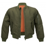 Blouson MA1 Enfant olive