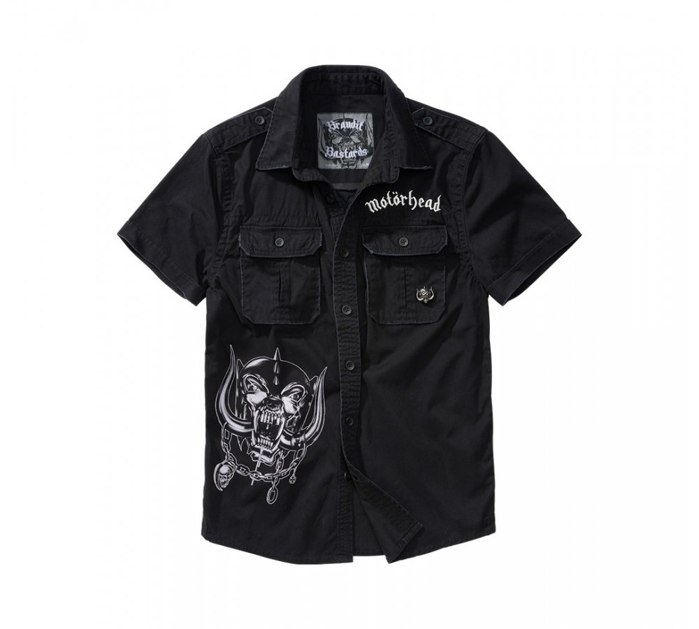 Motцrhead Vintage Shirt Short Sleeve black