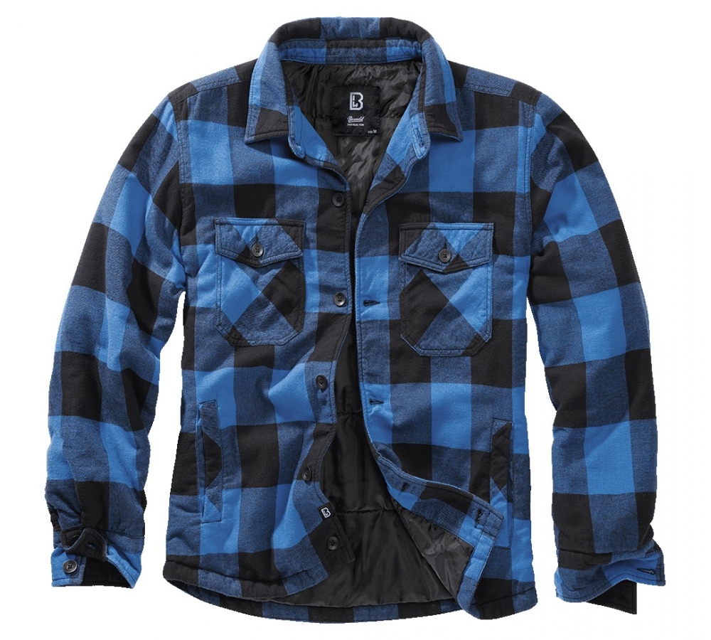 Lumber Jacket schwarz/blau