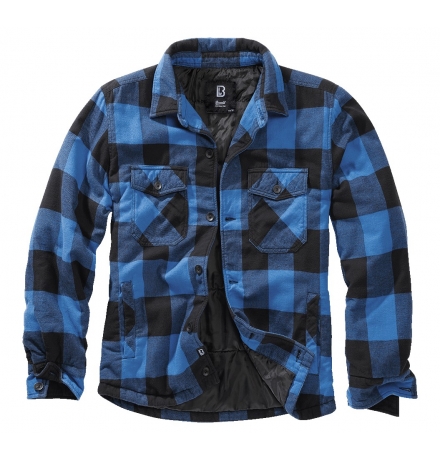 Lumber Jacket schwarz/blau