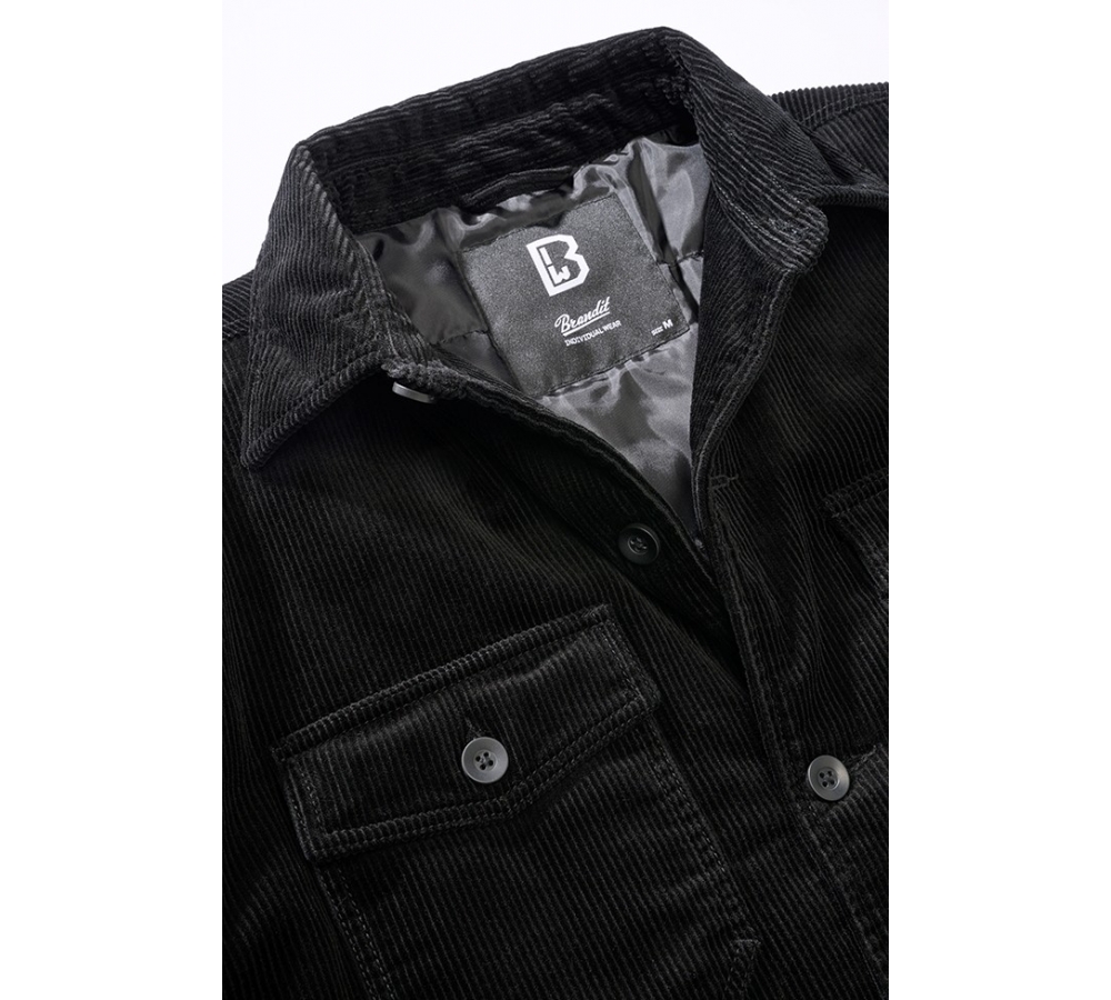 Corduroy Jacket schwarz
