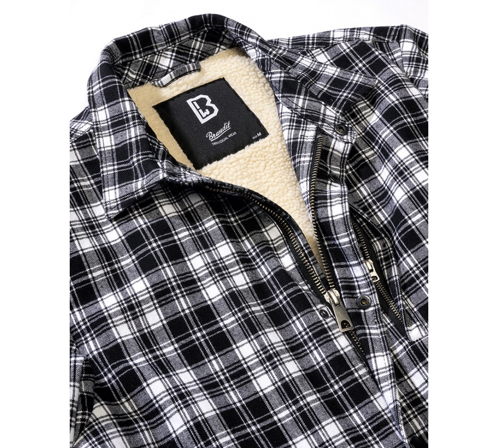Classic Sherpa Jacket white/black