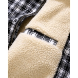 Classic Sherpa Jacket white/black