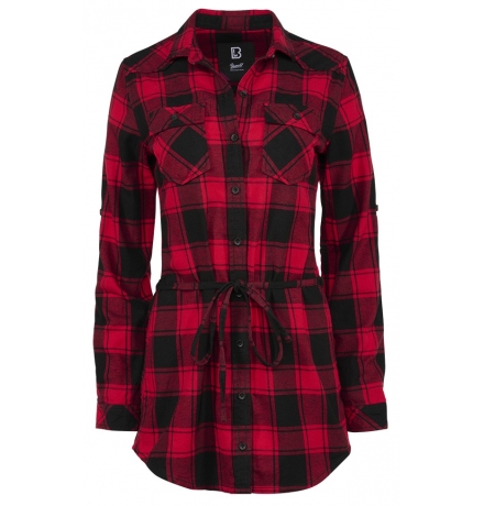 Women Lucy Longshirt Long Sleeve red/black