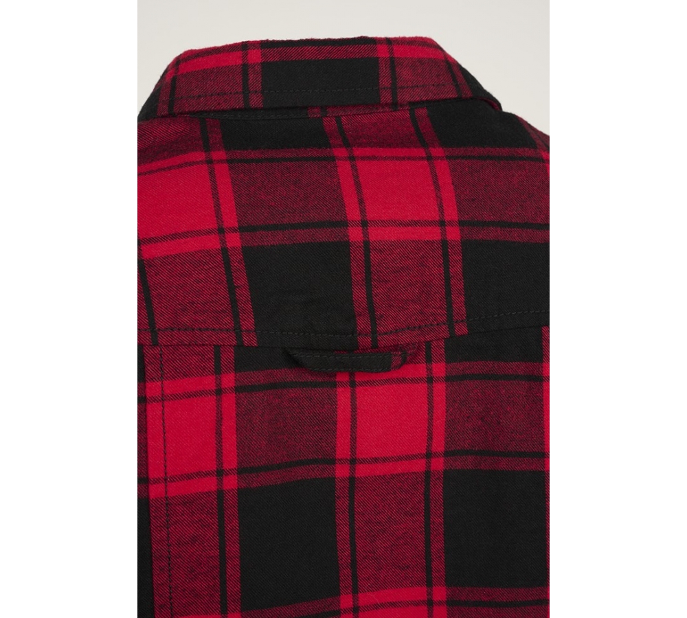 Women Lucy Longshirt Long Sleeve red/black