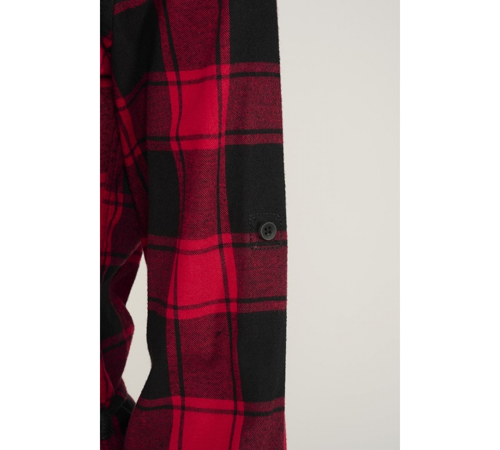 Women Lucy Longshirt Long Sleeve red/black