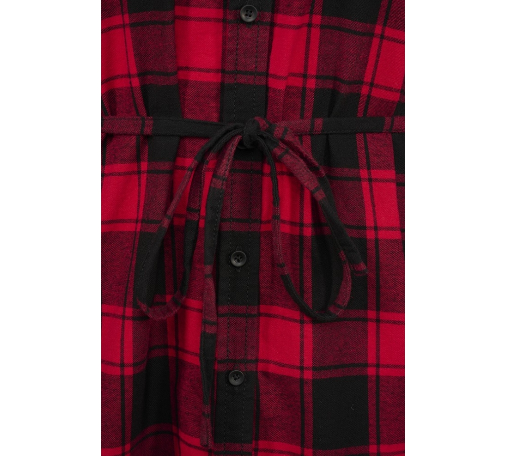 Women Lucy Longshirt Long Sleeve red/black