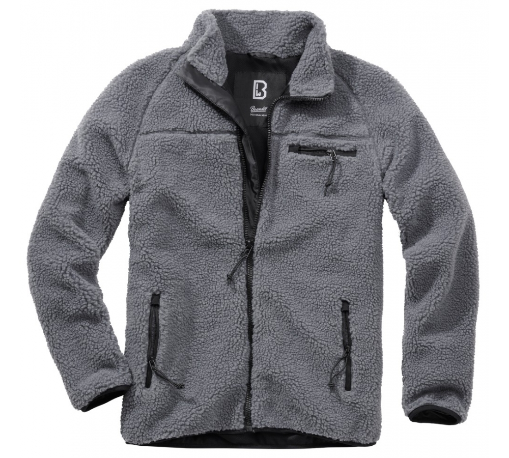 Veste Teddyfleece anthracite
