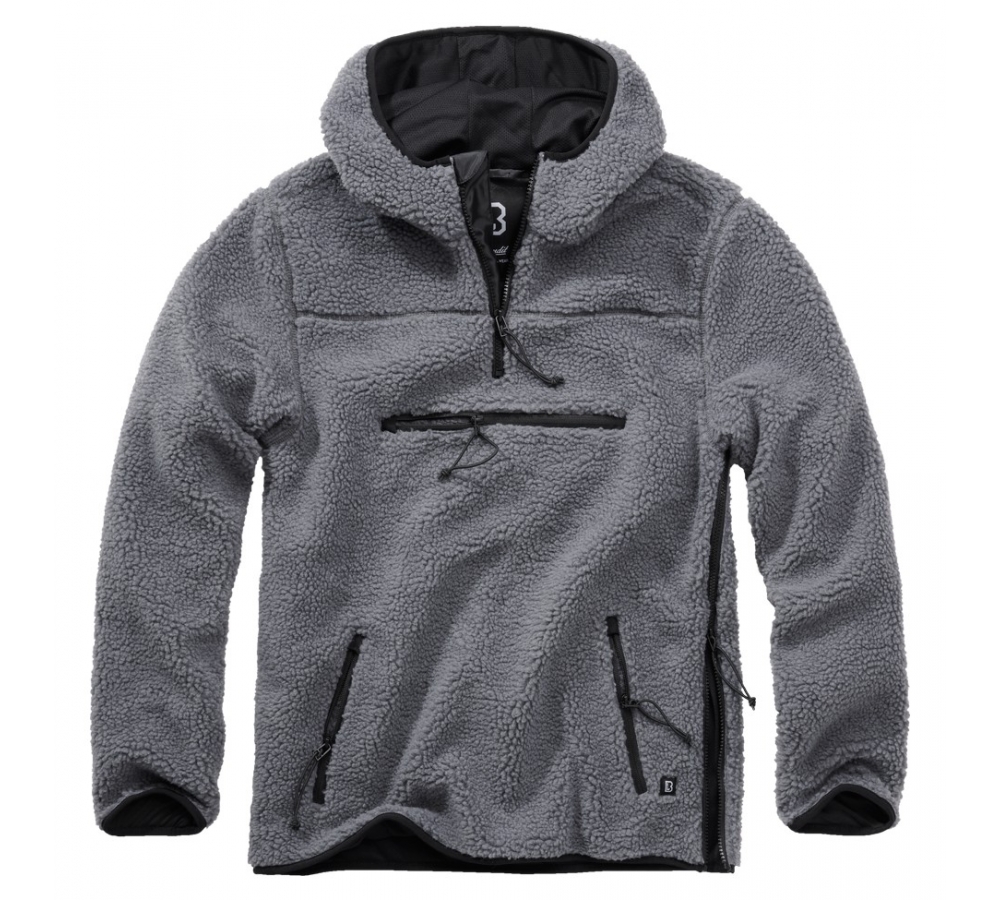 Teddyfleece Worker Pullover anthracite