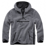Teddyfleece Worker Pullover anthracite
