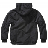 Kids Frontzip Windbreaker schwarz