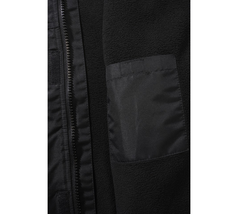 Kids Frontzip Windbreaker schwarz