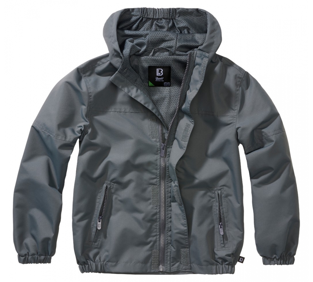 Coupe-vent Frontzip Été Enfant anthracite