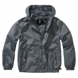 Coupe-vent Frontzip Été Enfant anthracite