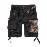 Iron Maiden Savage Shorts The Number of The Beast black edition