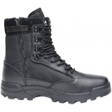 Tactical Boots Zipper schwarz