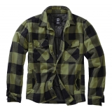 Lumber Jacket schwarz/oliv