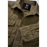 Women Vintage Shirt Long Sleeve olive
