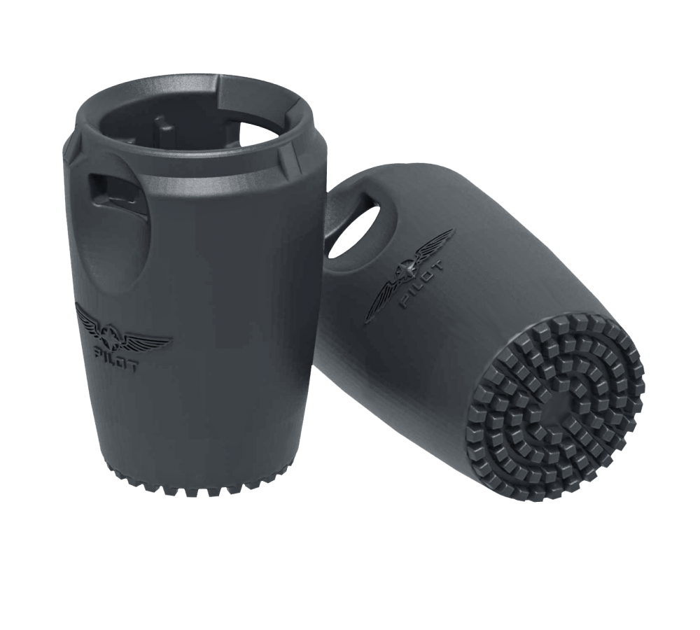 Support-Fuß "Airliner Support Leg", schwarz, DESIGN 4 PILOTS