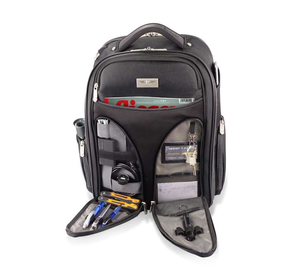 Pilot Backpack, Nylon, gepolstert, 46 × 34 × 20 cm