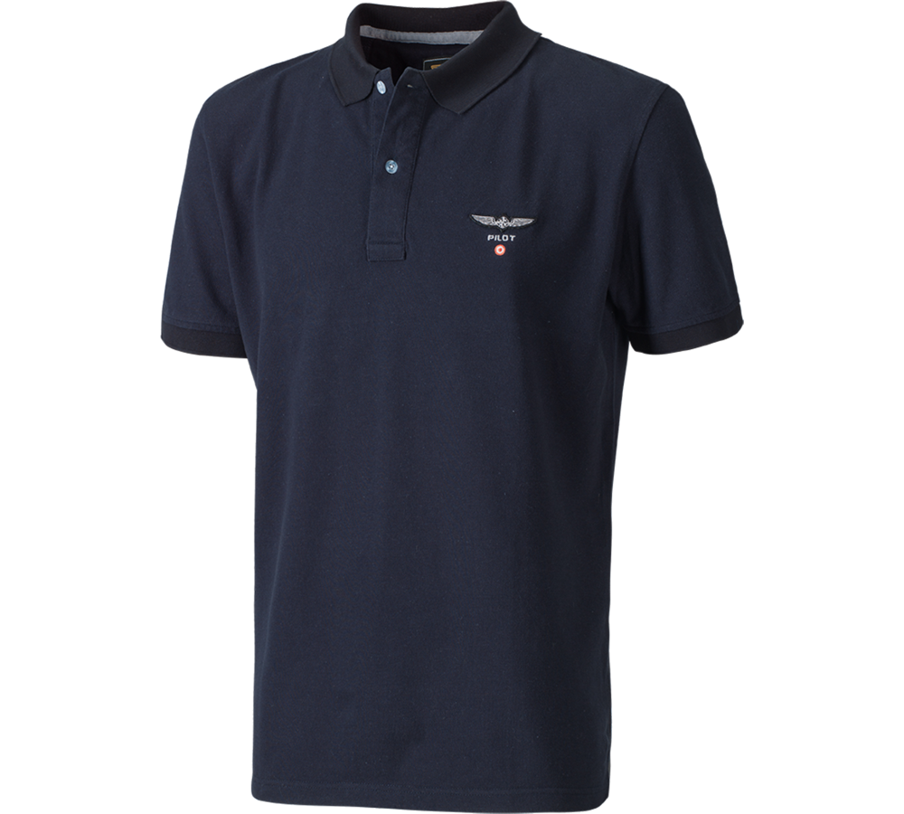 Pilot Polo Shirts Blau