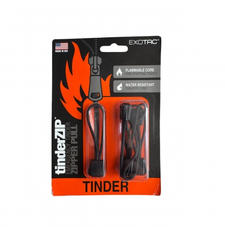 tinderZIP™, czarny, Exotac