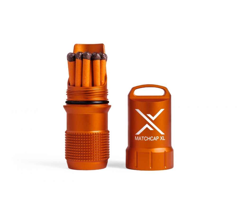 Behälter "MATCHCAP XL", für Streichhölzer, Blaze Orange, Exotac
