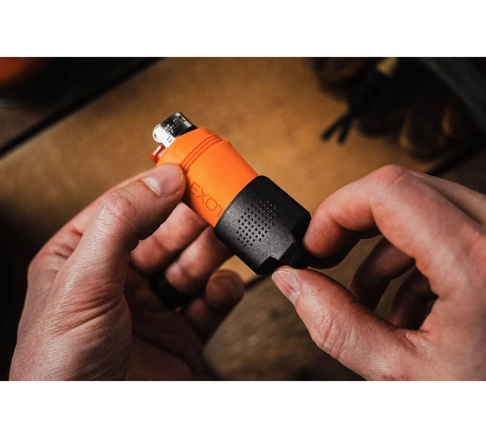 Obal "fireSLEEVE Mini", pro Mini-BIC, oranžový, bez zapalovače, Exotac
