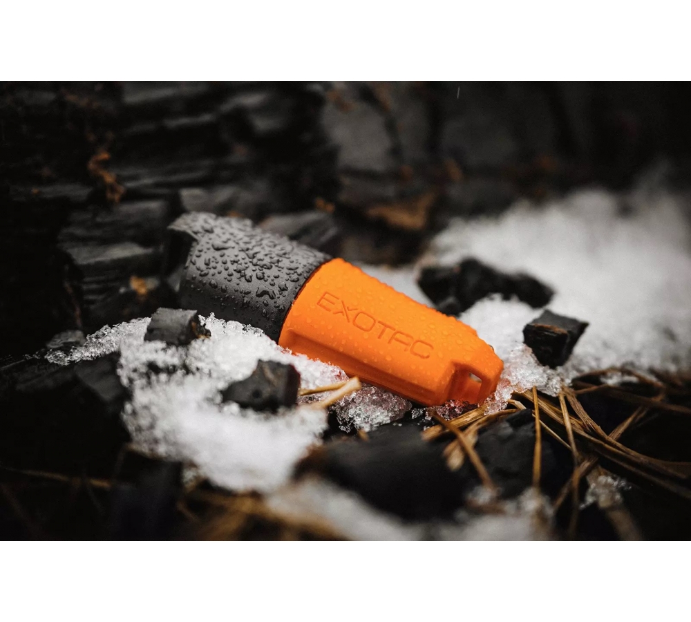Obal "fireSLEEVE Mini", pro Mini-BIC, oranžový, bez zapalovače, Exotac