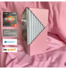 Home PC / AMD Ryzen 5 5600G / SSD NVMe 500GB / 16GB RAM Weiß/Rosa