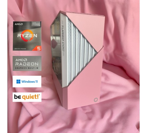 Home PC / AMD Ryzen 5 5600G / SSD NVMe 500GB / 16GB RAM Weiß/Rosa