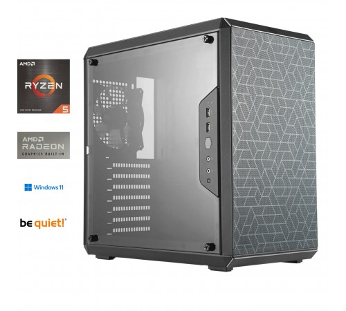 Home PC Box / AMD Ryzen 5 5600G / SSD NVMe 1000GB / 32GB RAM / schwarz