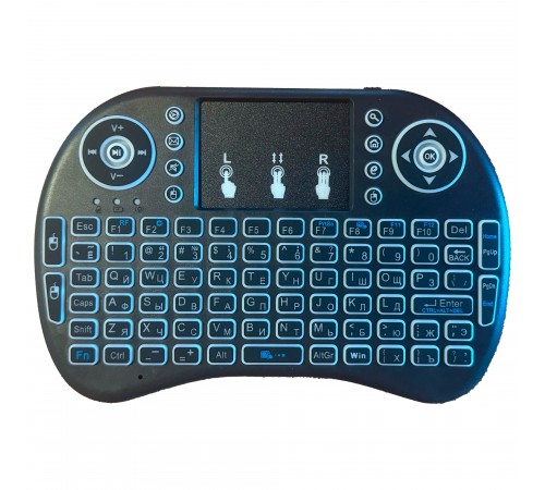 Mini drahtlose i8 tastatur russisch mit touchpad (backlight)