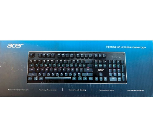 Russische Tastatur Acer OKW127 (Mechanische, 104), RU Layout