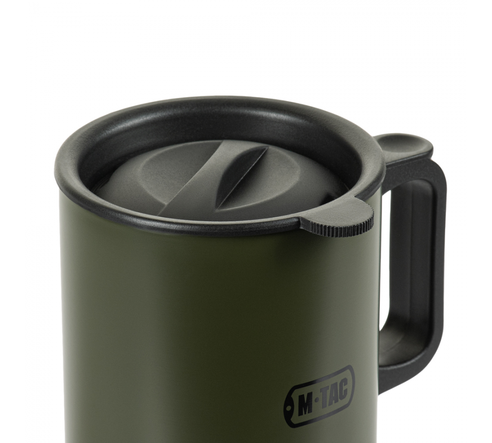 Thermobecher "Thermobecher 450 ml", Edelstahl, Olive, M-Tac