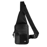 M-Tac Shoulder Bag with Holster, Velcro closure, Black