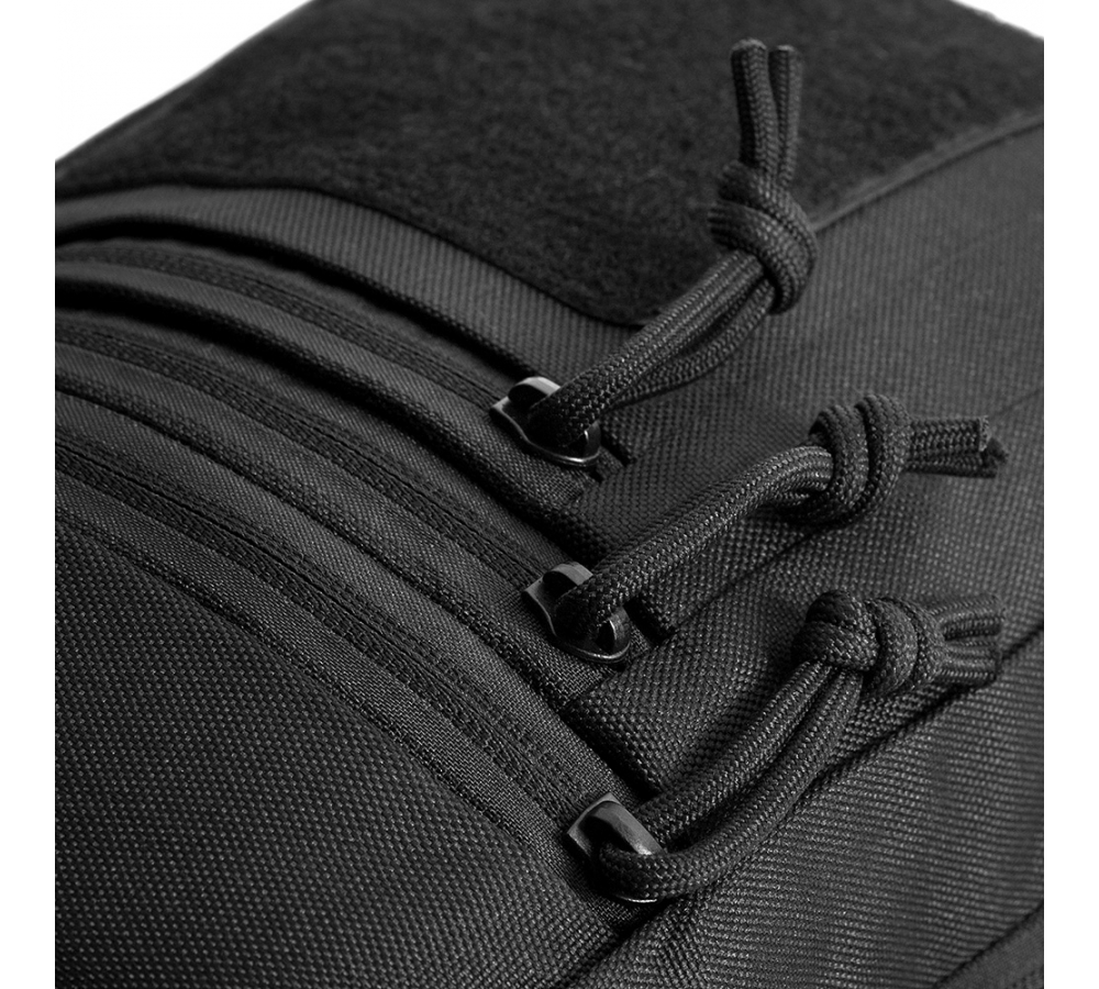M-Tac Shoulder Bag with Holster, Velcro closure, Black
