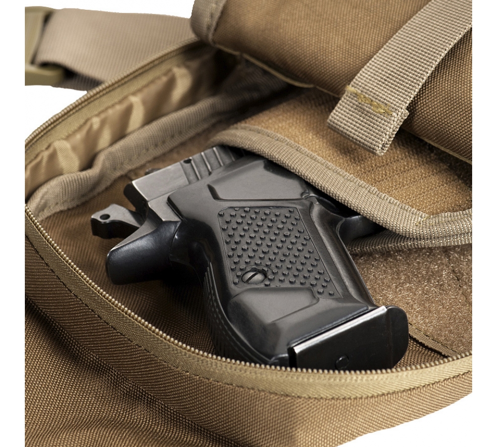 M-Tac Shoulder Bag with Velcro Holster, coyote