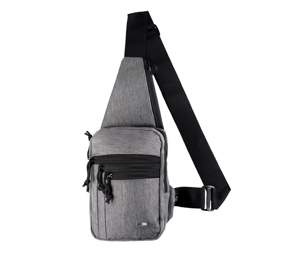 M-Tac Shoulder Bag with Holster, Velcro closure, Grey