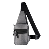 M-Tac Shoulder Bag with Holster, Velcro closure, Grey
