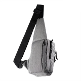M-Tac Shoulder Bag with Holster, Velcro closure, Grey