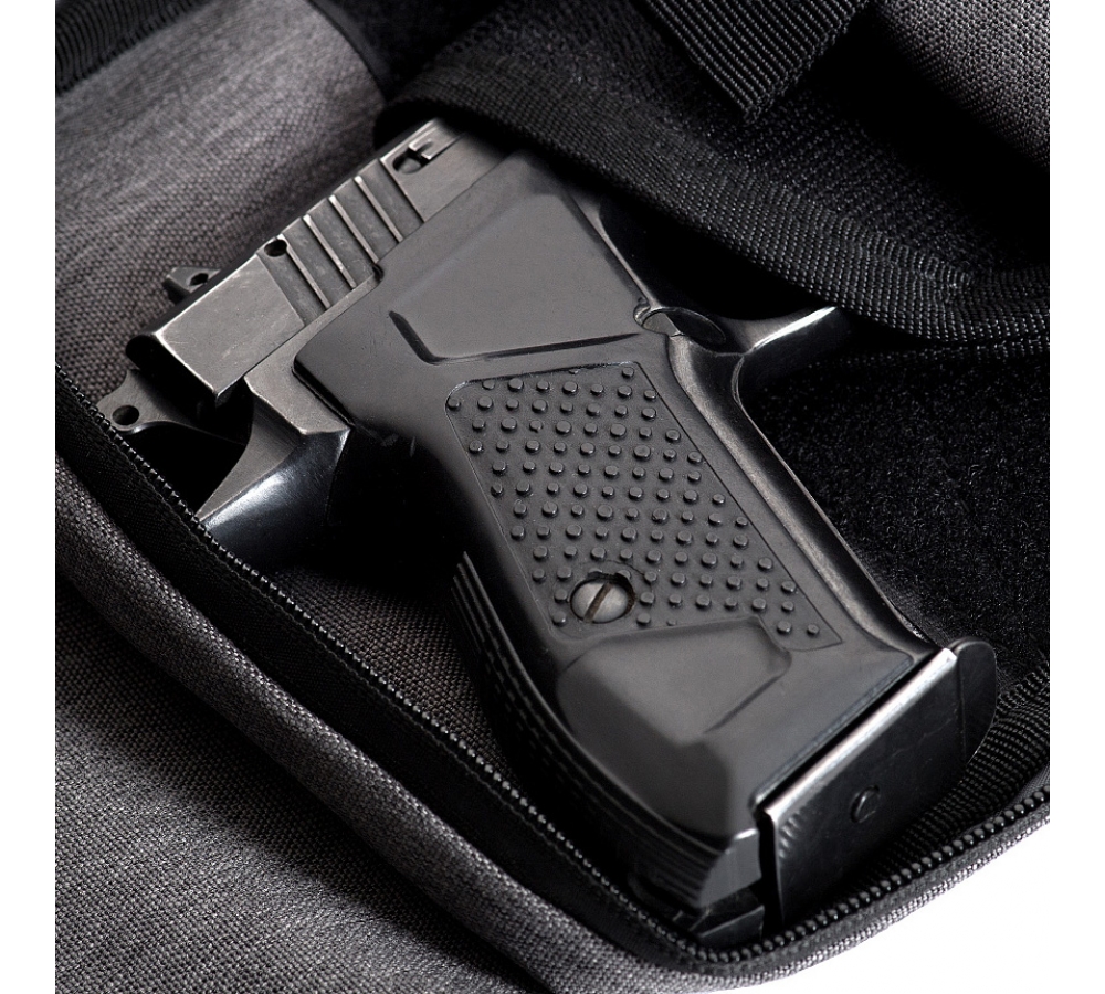 M-Tac Shoulder Bag with Holster, Velcro closure, Grey