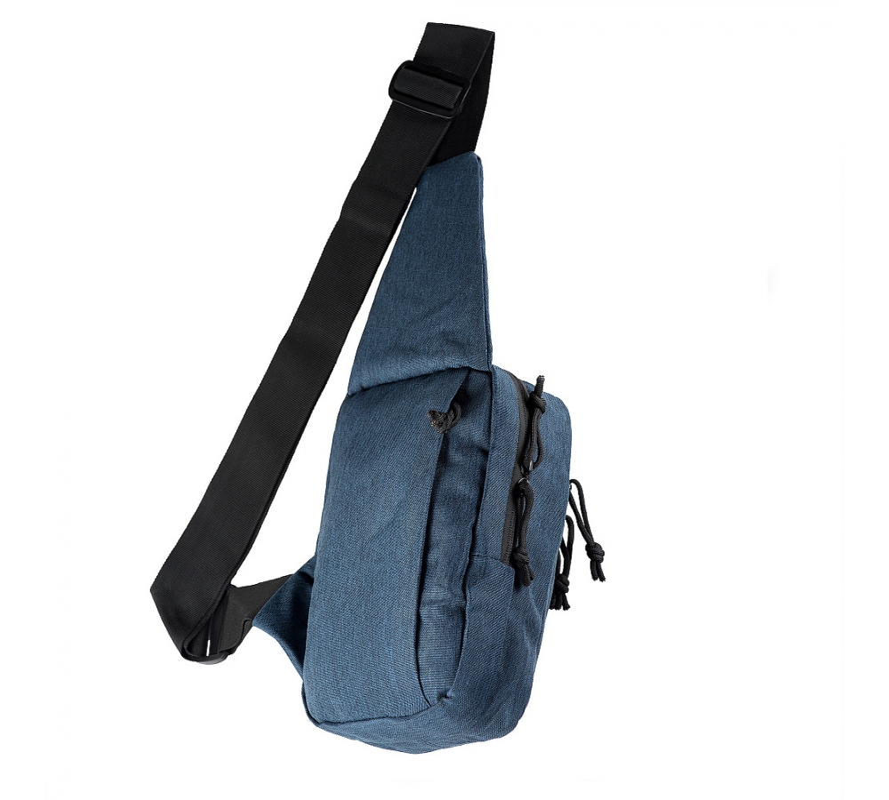 M-Tac Shoulder Bag with Holster, Velcro closure, Blue
