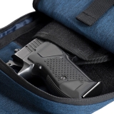 M-Tac Shoulder Bag with Holster, Velcro closure, Blue