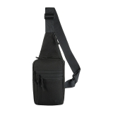 M-Tac Shoulder Bag with Holster, Velcro closure, Black
