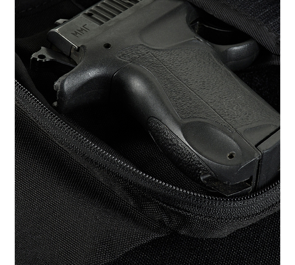 M-Tac Shoulder Bag with Holster, Velcro closure, Black