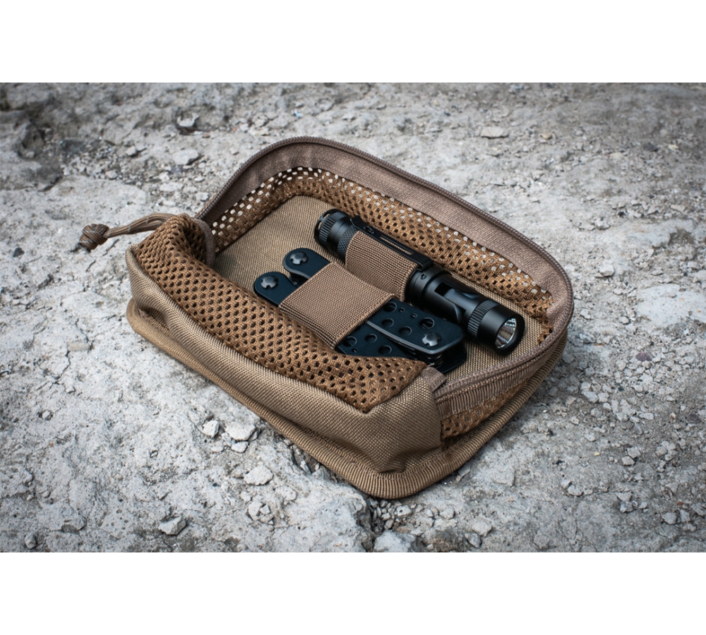 M-Tac Modular Insert with Zippered Mesh Pocket – Coyote